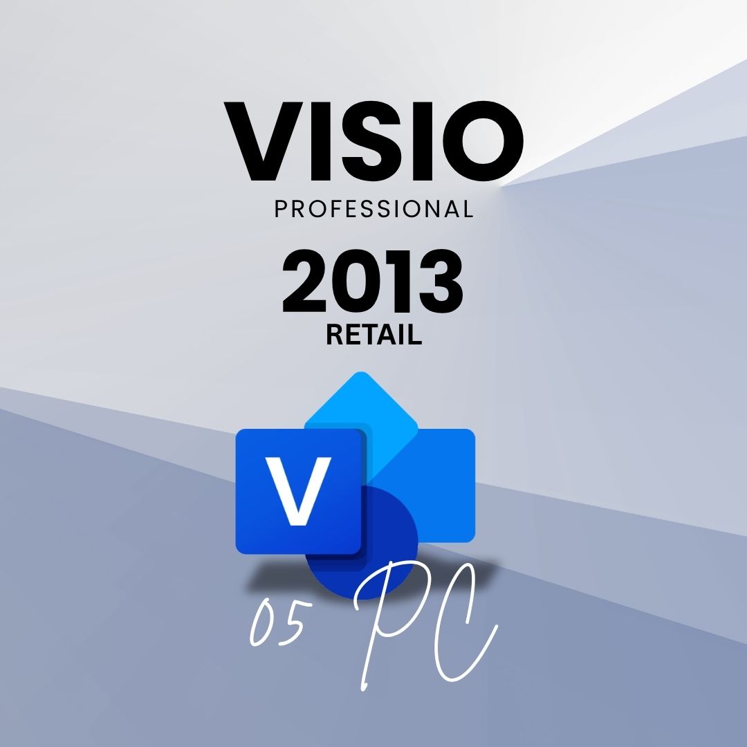 Visio 2013 Professional 5PC [Retail Online]